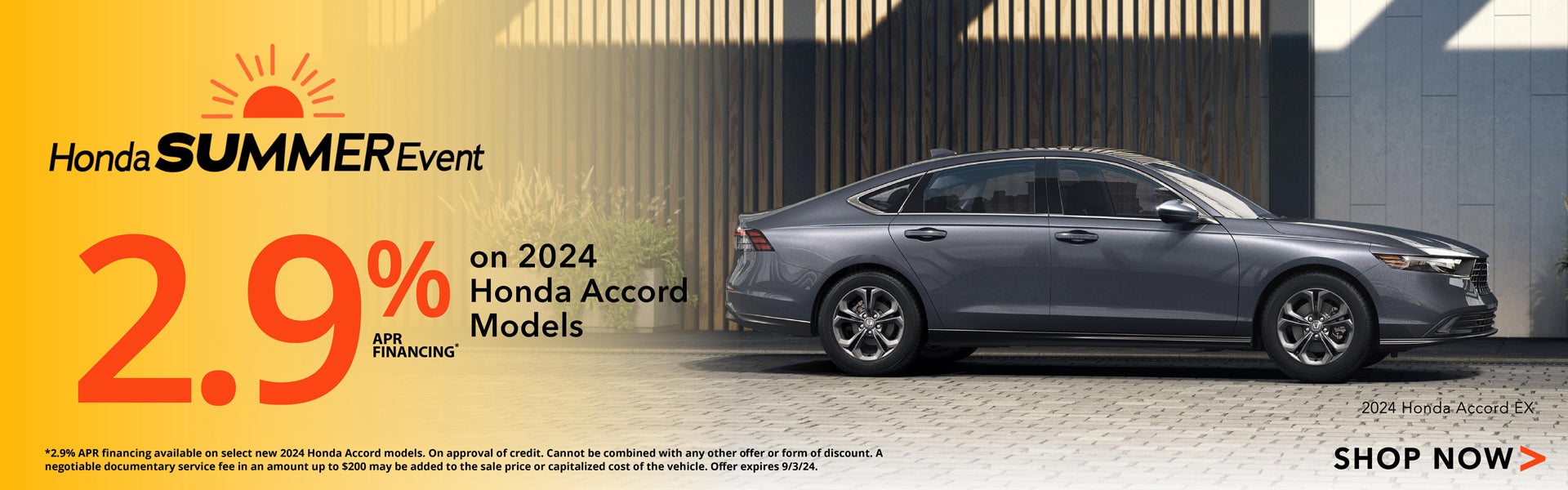 2024 Honda Accord APR Offer