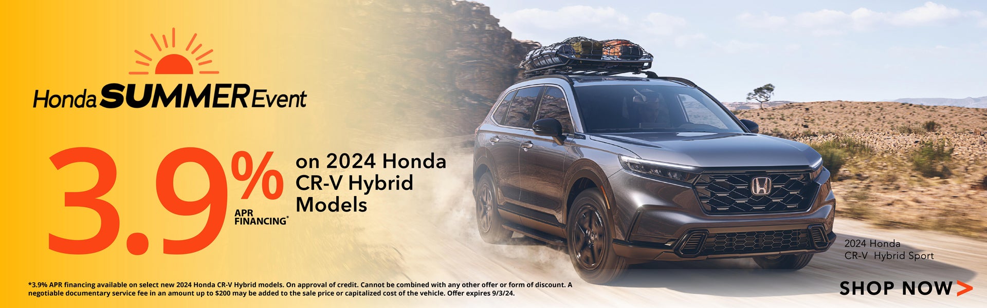 2024 Honda CR-V Hybrid APR Offer