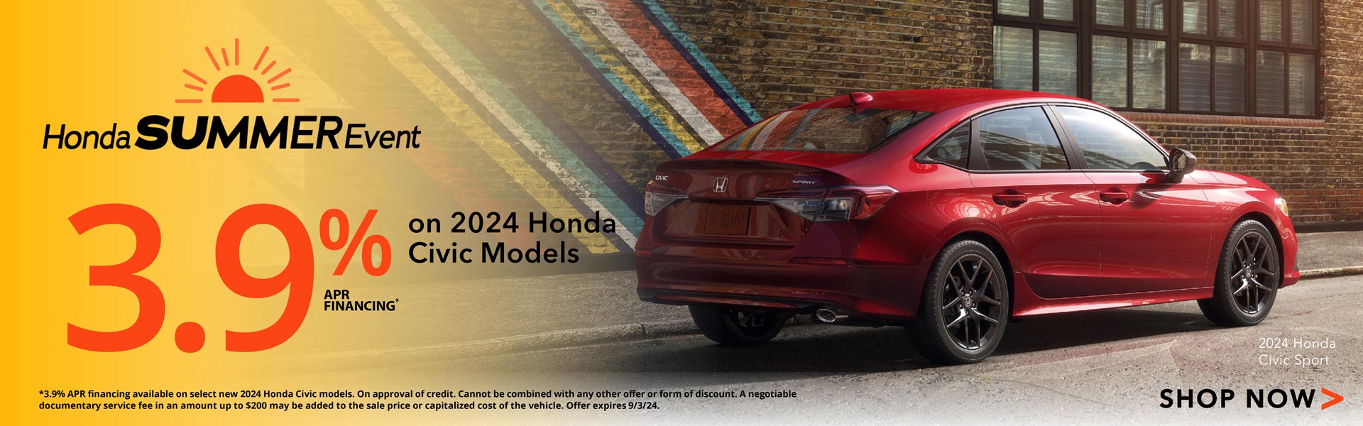 2024 Honda Civic APR Offer