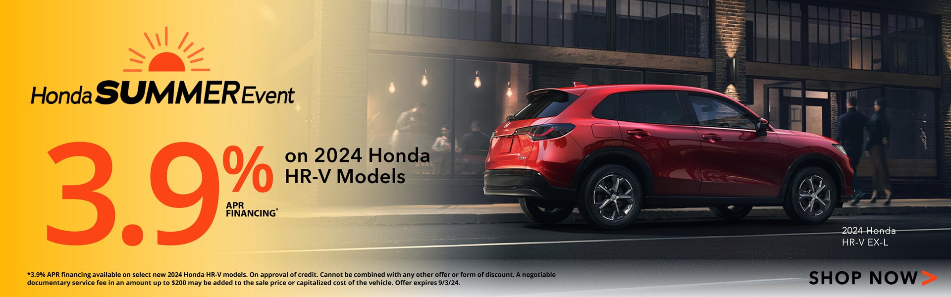 2024 Honda HR-V APR Offer