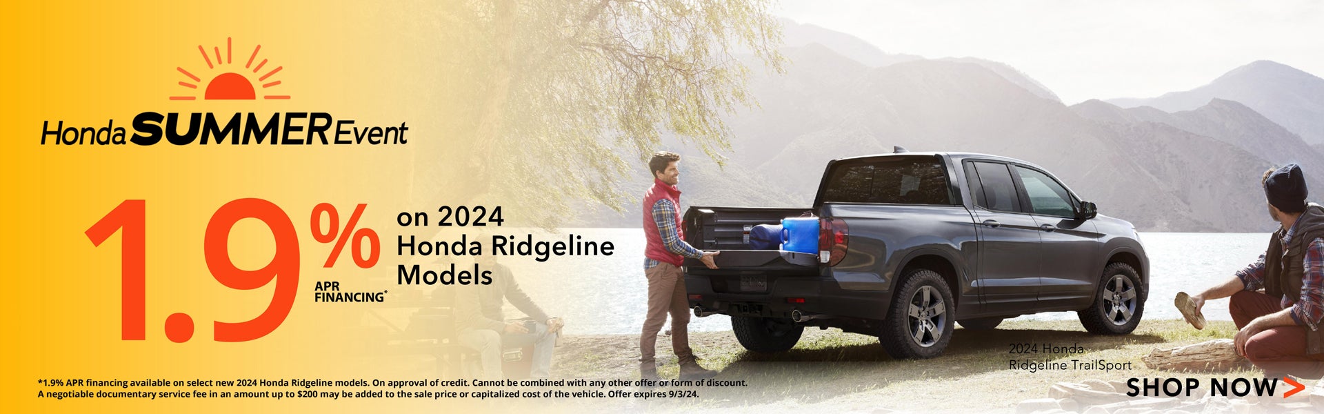 2024 Honda Ridgeline APR Offer